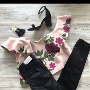 Asymmetrical Bustier Top